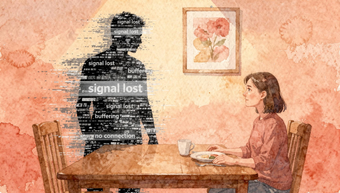 flux pro 2.0 A human silhouette made entirely of television static and scrolling text standin 3