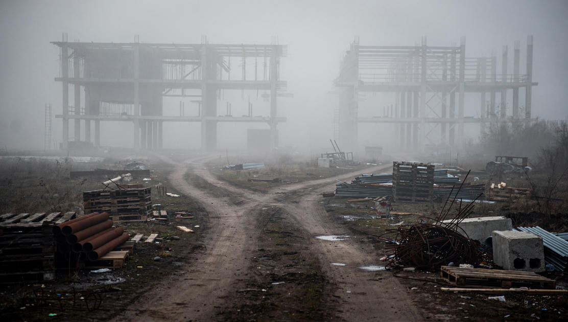 A winding path that splits into multiple diverging trails each leading to differ